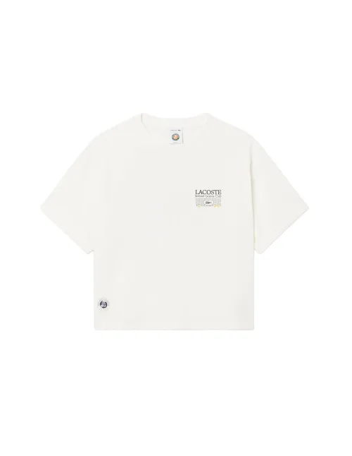 T-Shirt Lacoste Collection Roland Garros Femme | Ofertas De Padel
