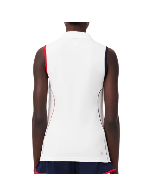 Polo Sans Manches Lacoste French Team Collection Femme | Ofertas De Padel