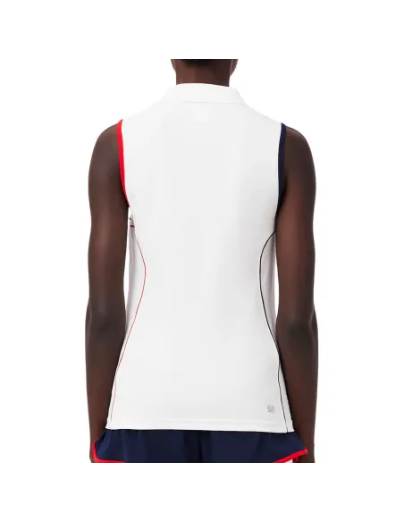 Polo Sleeveless Lacoste French Team Collection Women | Ofertas de padel