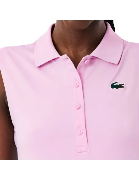 Polo Sem Mangas Lacoste Core Performance Mulher | Ofertas De Padel