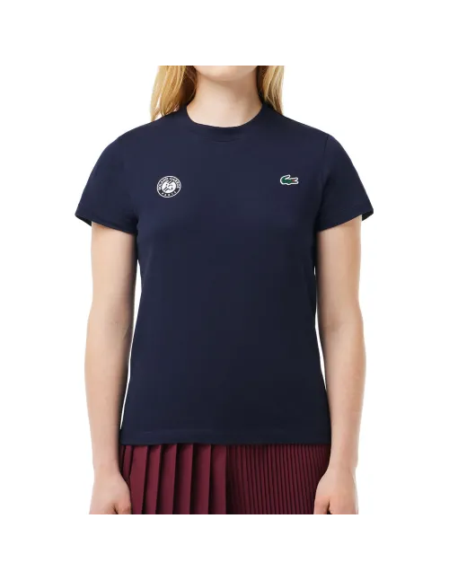 Camiseta Lacoste Roland Garros Collection Mujer | Ofertas de pádel