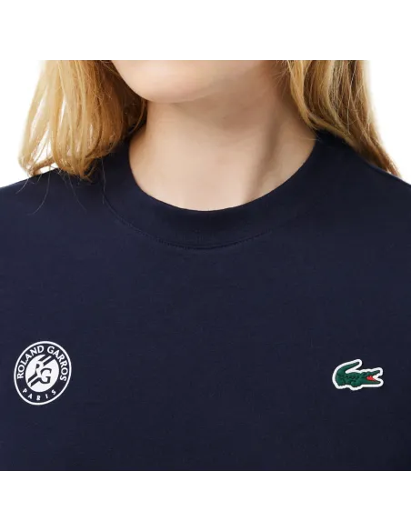 Camiseta Lacoste Roland Garros Collection Mujer | Ofertas de pádel
