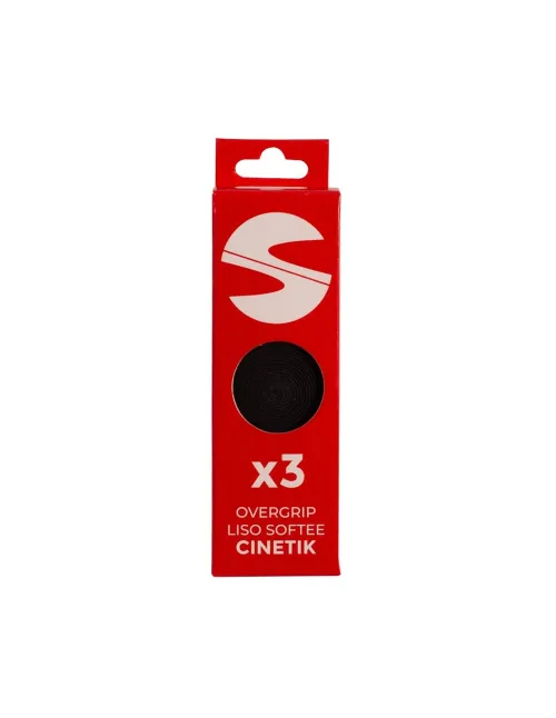 Confezione Da 3 Overgrip Lisci Softee Cinetik Nero |Padel offers
