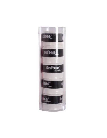 Confezione Da 5 Overgrip Lisci Softee Tech Bianco |Padel offers