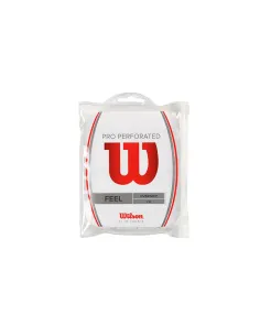 Wilson Pro Overgrip Perforado 12Pk Blanco | Ofertas de pádel
