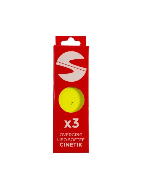 Confezione Da 3 Overgrip Lisci Softee Cinetik Giallo | Ofertas De Padel