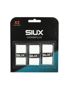 3-Pack Blister Overgrip Siux Elite White | Ofertas de padel