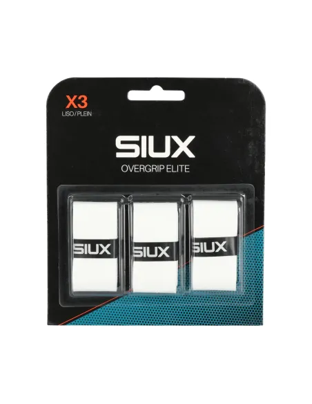 Blister 3 Uds Overgrip Siux Elite Blanc | Ofertas De Padel