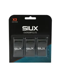 Blister 3 Uds Overgrip Siux Elite Noir | Ofertas De Padel