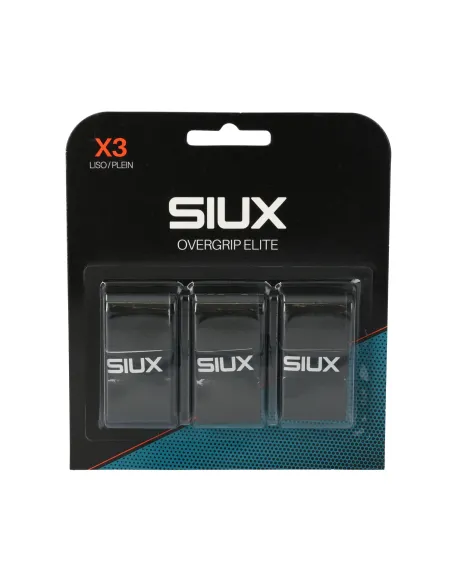 Blister 3 Stk Overgrip Siux Elite Schwarz | Ofertas De Padel