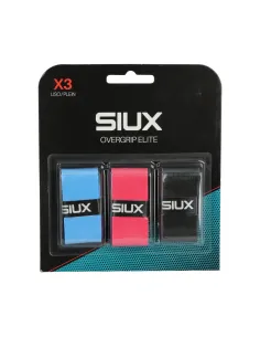 Blister 3 Pcs Overgrip Siux Elite Multicolore