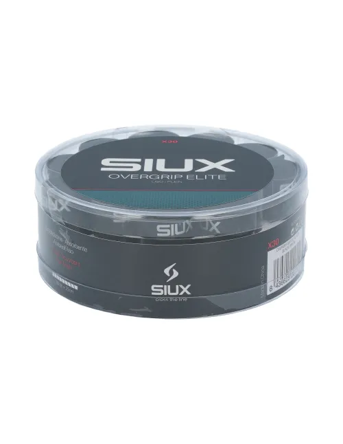 Cubo 30 Uds Overgrip Siux Elite Branco/Preto | Ofertas de padel