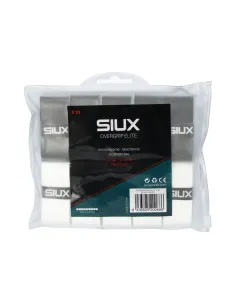 Tasche 10 Stk Overgrip Siux Elite Weiss/Schwarz