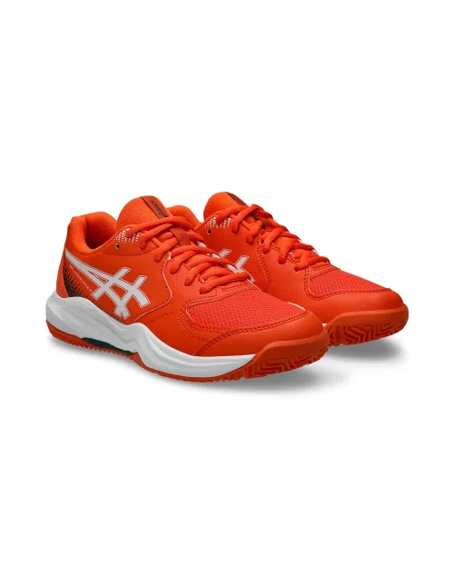 Asics Gel-Dedicate 9 Padel Gs Laranja Junior 1044A086 | Ofertas de padel