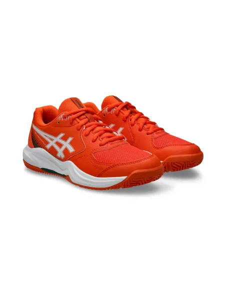 Asics Gel-Dedicate 9 Padel Gs Naranja Junior 1044A086 | Ofertas de pádel