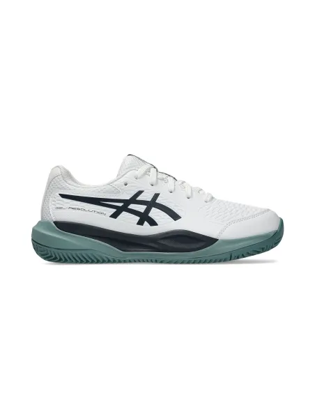 Asics Gel-Resolution Gs Clay Blanco/Azul Junior | Ofertas De Padel