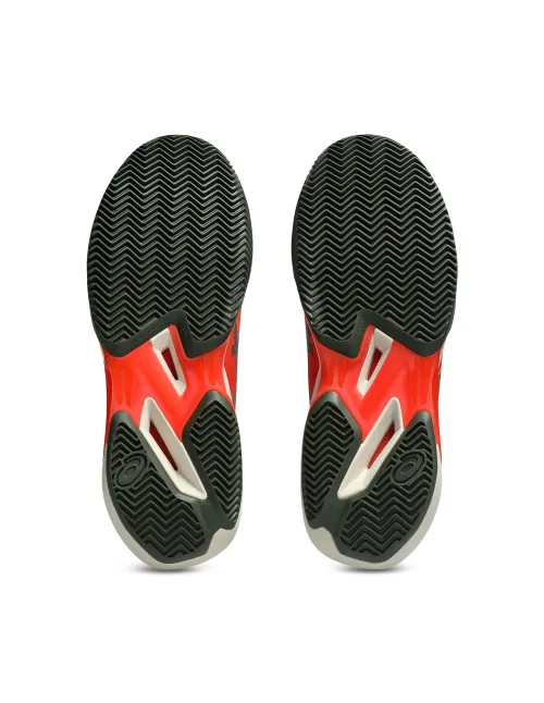 Asics Solution Speed Ff 4 Clay Rojo 1041A533 | Ofertas de pádel