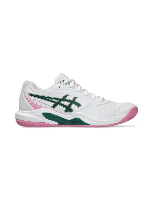 Asics Gel-Dedicate 9 Padel Bianco/Rosa/Verde Donna | Ofertas De Padel