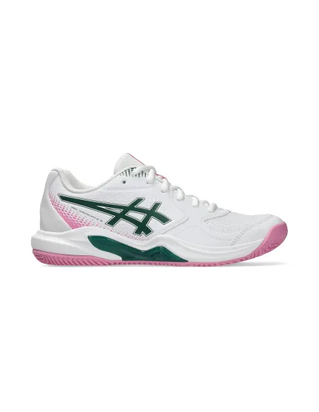 Asics Gel-Dedicate 9 Padel White/Pink/Green Women | Ofertas De Padel