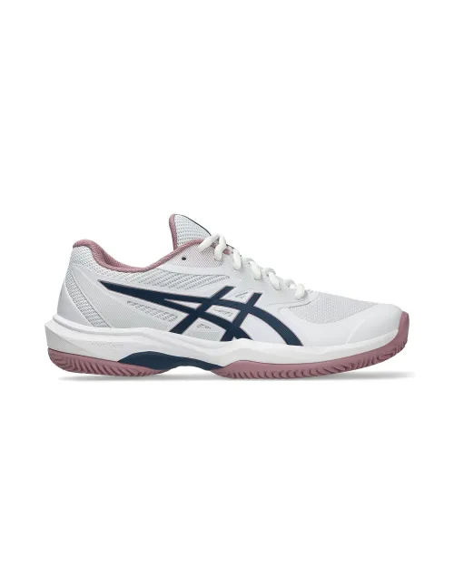 Asics Game Ff Clay-Omni Court Weiß/Blau/Rosa Damen | Ofertas De Padel