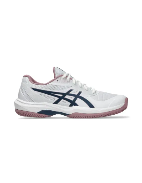 Asics Game Ff Clay-Omni Court Blanc/Bleu/Rose Femme | Ofertas De Padel
