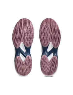 Asics Game Ff Clay-Omni Court Blanco/Azul/Rosa Mujer 1042A282 | Ofertas de pádel 2
