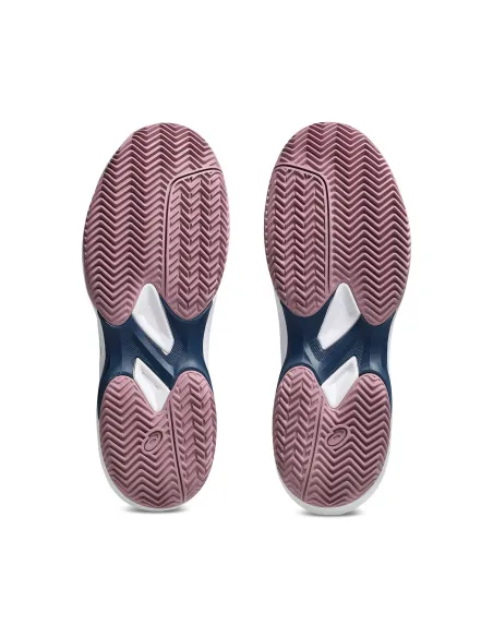 Asics Game Ff Clay-Omni Court Blanco/Azul/Rosa Mujer 1042A282 | Ofertas de pádel