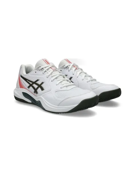 Asics Gel-Dedicate 9 Clay Blanc/Noir | Ofertas De Padel