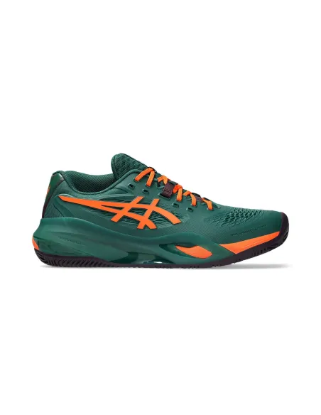 Asics Gel Resolution X Padel Grün/Orange | Ofertas De Padel