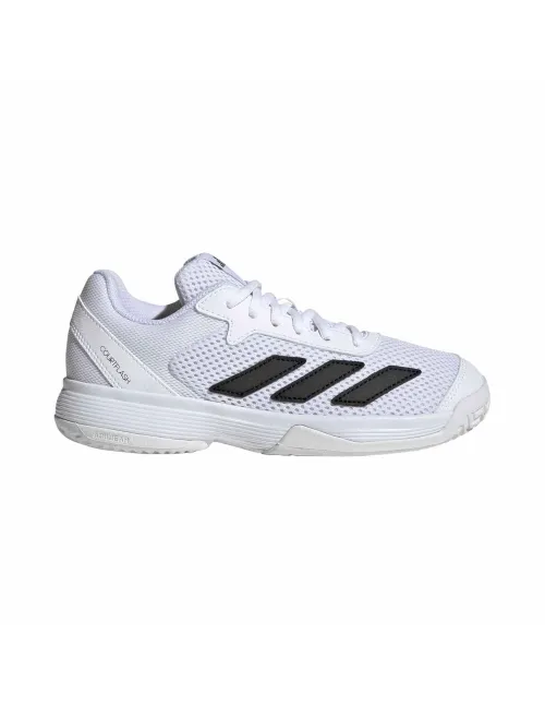 Adidas Courtflash White/Black Junior Kk3865 | Ofertas de padel