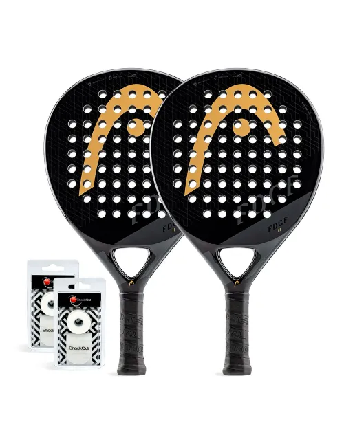PACK DUO HEAD EDGE II BLACK | Ofertas de padel