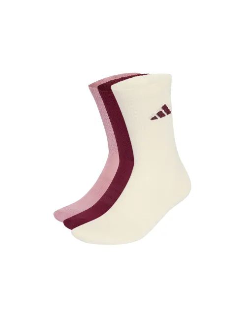 Pack De 3 Socks Adidas Cushioned Sportswear Crew Kq9439 | Ofertas de padel