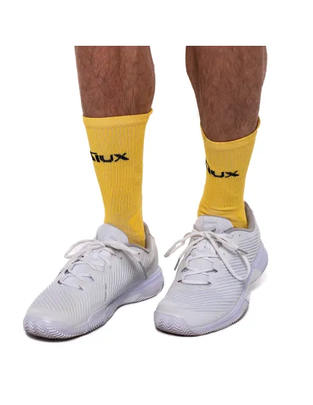Pack De 2 Chausettes Siux Longs Reveal Jaune/Blanc | Ofertas De Padel