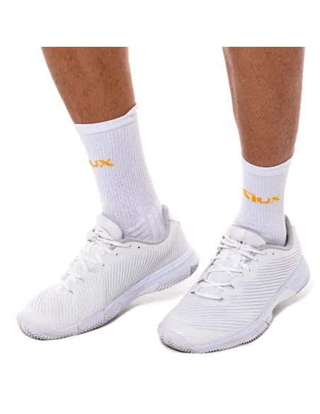 Pack 2 Calcetines Siux Largos Reveal Yellow/White | Ofertas de pádel