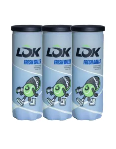 Tripack De Boîtes De 3 Balles Lok Fresh Bl | Ofertas De Padel