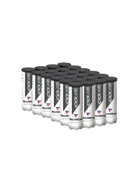 BOX OF 36 4-BALL CANISTERS Tecnifibre COURT | Ofertas de padel