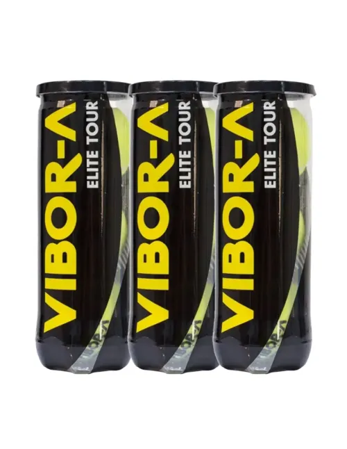 Dreierpack Dosen Mit 3 Bällen Vibor-A Elite Tour | Ofertas De Padel