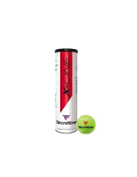 Tennis Balls Can Of 4 Balls Tecnifibre X-One | Ofertas De Padel