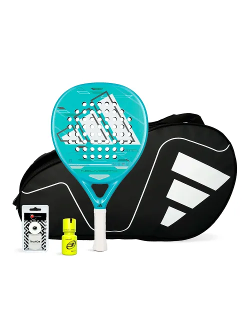 Pack Adidas Neuvortx Light Paletero Carbon Control Dry Grip | Ofertas de pádel