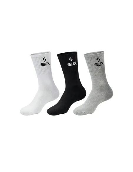 Pack 3 Socken Siux Basic 26 Hohe Welle Mix | Ofertas De Padel