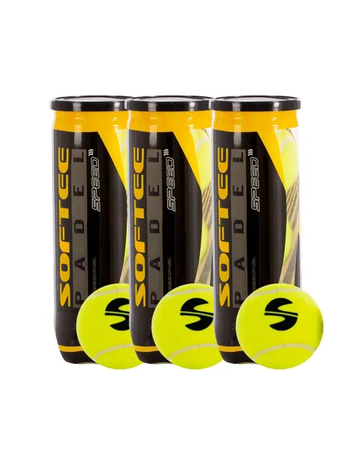 Tripack Of Softee Speed Balls | Ofertas de padel