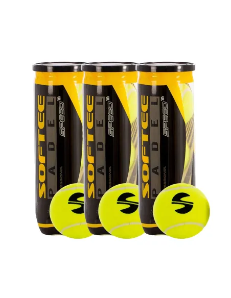 Tripack Of Softee Speed Balls | Ofertas de padel