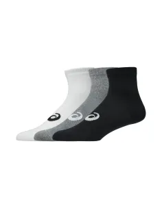 Socks Asics 3 Pack Quarter Sock Assorted | Ofertas de Padel