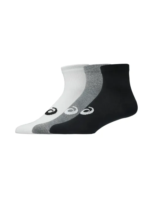 Calzini Asics 3 Pack Quarter Sock Variato | Ofertas de Padel