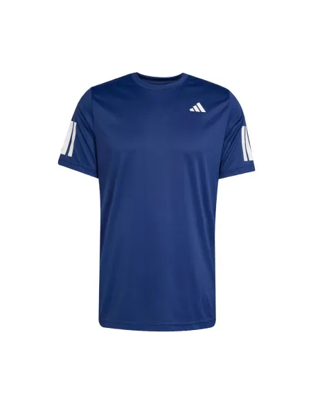 Camiseta Adidas Club 3 Stripres Kue82 Hombre | Ofertas de pádel