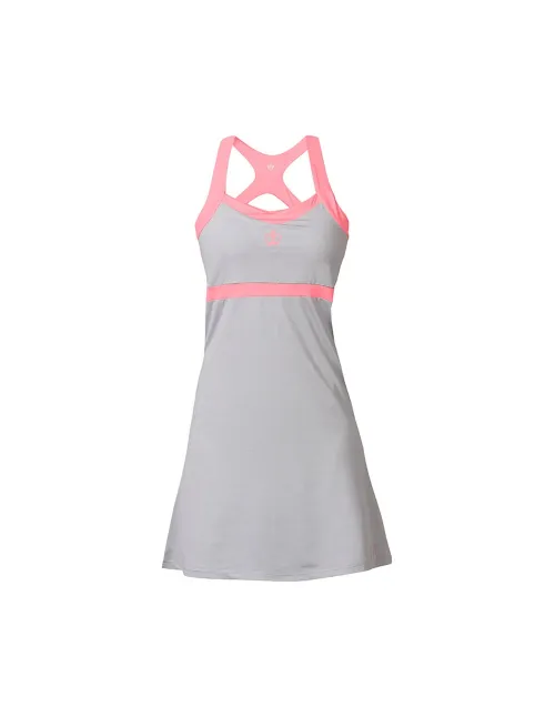 Black Crown Abito Marta Marrero 02 Grigio/Corallo |Padel offers