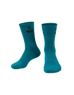 Pack 2 Chausettes Siux Groove 26 Haute Tige Bordeaux/Turquoise | Ofertas De Padel 2