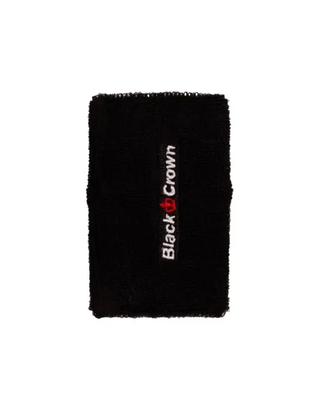 Pack 2 Pcs Long Black Black Crown Wristbands | Ofertas de padel