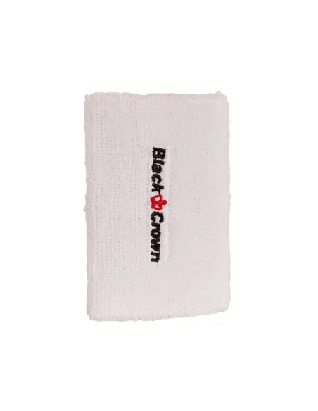 2-Pack Wristbands Black Crown Long White | Ofertas De Padel