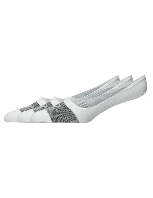 Pack 3 Socks Invisible Asics White | Ofertas de Padel